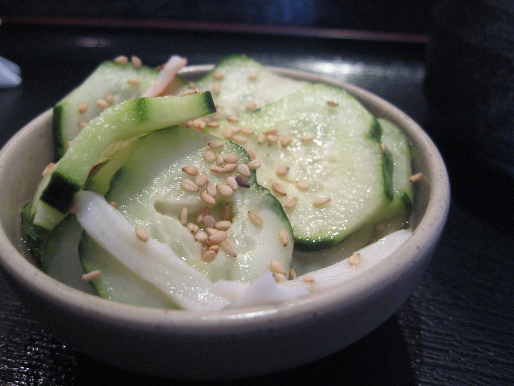 Cucumber salad is a simple to make meal that will leave you refreshed, and let you experiment with different garden veggies. Photographer: https://goo.gl/pZrlf8 (Ron Dollete) License: https://goo.gl/VAhsB